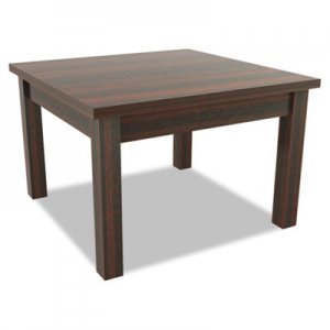 Alera ALEVA7520MY Valencia Series Occasional Table, Rectangle,23-5/8w x20d x20-3/8h,Mahogany