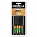 Duracell DURCEF27 ION SPEED 4000 Hi-Performance Charger, Includes 2 AA and 2 AAA NiMH Batteries