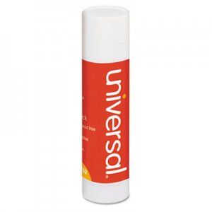 Universal UNV76752 Glue Stick, 1.3 oz, Applies and Dries Clear, 12/Pack