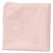 Rubbermaid Commercial 1820581 Microfiber Cleaning Cloths, 16 x 16, Pink, 24/Pack