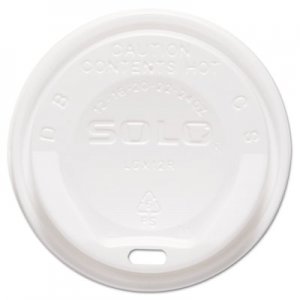Dart SCCLGXW2 Gourmet Hot Cup Lids, For Trophy Plus Cups, 12-20 oz, White, 1500/Carton