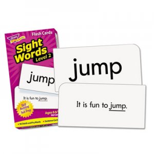 TREND TEPT53018 Skill Drill Flash Cards, 3 x 6, Sight Words Set 2