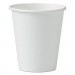 Dart SCC376W Single-Sided Poly Paper Hot Cups, 6oz, White, 50/Pack, 20 Packs/Carton