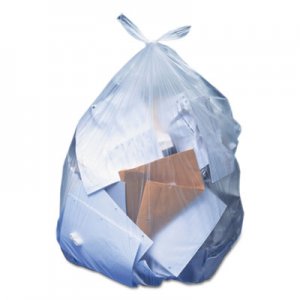 Heritage HERH6639HC Low-Density Can Liners, 33 gal, 0.65 mil, 30 x 39, Clear, 250/Carton