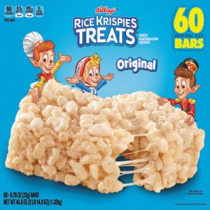 Kellogg's KEB17120 Rice Krispies Treats, Original Marshmallow, 0.78oz Pack, 54 per Carton