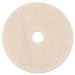 3M MMM18066 Ultra High-Speed TopLine Floor Burnishing Pads 3200, 20" Dia., White/Amber, 5/CT