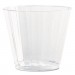 WNA WNACC9240 Classic Crystal Plastic Tumblers, 9 oz., Clear, Fluted, Squat, 12/Pack