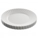 WNA WNARSCW91512W Classicware Plastic Dinnerware, Plates, Plastic, White, 9in, 12/Bag, 15/Carton