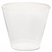 WNA WNAT5S Comet Plastic Tumbler, 5 oz., Clear, Squat, 50/Pack