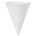 Dart SCC42BR Bare Treated Paper Cone Water Cups, 4 1/4 oz., White, 200/Bag