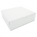 SCT SCH0971 Tuck-Top Bakery Boxes, 10w x 10d x 3h, White, 200/Carton