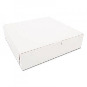 SCT SCH0969 Tuck-Top Bakery Boxes, 10w x 10d x 2 1/2h, White, 250/Carton