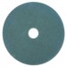 3M MMM20264 Ultra High-Speed Floor Burnishing Pads 3100, 27" Diameter, Aqua, 5/Carton