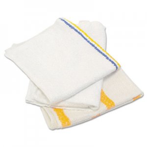 HOSPECO HOS53425BP Value Counter Cloth/Bar Mop, White, 25 Pounds/Bag