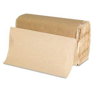 GEN GEN1507 Singlefold Paper Towels, 9 x 9 9/20, Natural, 250/Pack, 16 Packs/Carton