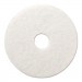 Boardwalk BWK4017WHI Polishing Floor Pads, 17" Diameter, White, 5/Carton