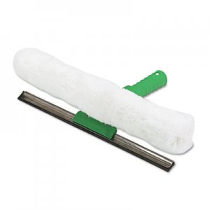 Unger UNGVP25 Visa Versa Squeegee and Strip Washer,10 Inches, Nylon/Rubber/Cloth, White/Green