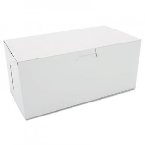 SCT SCH0949 Non-Window Bakery Boxes, 9 x 5 x 4, White, 250/Carton