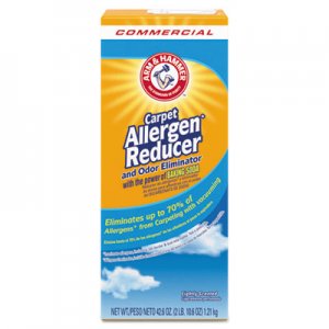 Arm & Hammer CDC3320084113CT Carpet and Room Allergen Reducer and Odor Eliminator, 42.6 oz Box, 9/Carton