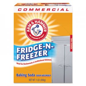 Arm & Hammer CDC3320084011CT Fridge-N-Freezer Pack Baking Soda, Unscented, Powder, 16 oz, 12/Carton
