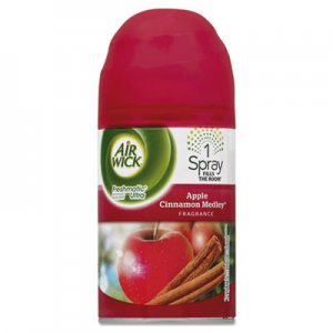 Air Wick 78283CT Freshmatic Ultra Spray Refill, Apple Cinnamon Medley, Aerosol, 6.17 oz, 6/Ct