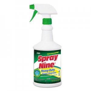 Spray Nine ITW26832CT Heavy Duty Cleaner/Degreaser, 32oz, Bottle, 12/Carton