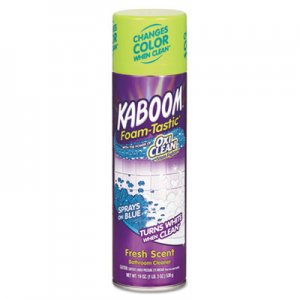 Kaboom 5703700071CT Foamtastic Bathroom Cleaner, Fresh Scent, 19 oz Spray Can, 8/Carton