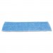 Rubbermaid Commercial RCPQ409BLUCT Economy Wet Mopping Pad, Microfiber, 18", Blue, 12/Carton