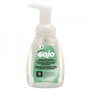 GOJO GOJ571506CT Green Certified Foam Soap, Fragrance-Free, Clear, 7.5 oz. Pump Bottle