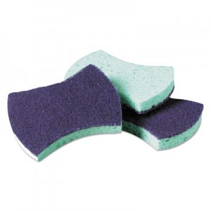 Scotch-Brite PROFESSIONAL MMM3000CT Power Sponge #3000, 2 4/5 x 4 1/2, Blue/Teal, 20/Carton