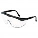 MCR CRWSS110BX Stratos Safety Glasses, Black Frame, Clear Lens, 12/Box