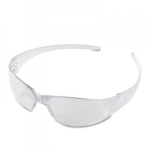 MCR CRWCK110 Checkmate Wraparound Safety Glasses, CLR Polycarbonate Frame, Coated Clear Lens