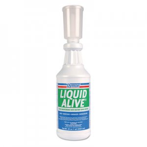 Dymon ITW23332 LIQUID ALIVE Enzyme Producing Bacteria, 32 oz. Bottle, 12/Carton