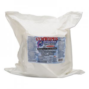 2XL TXLL101 Antibacterial Gym Wipes Refill, 6 x 8, 700 Wipes/Pack, 4 Packs/Carton