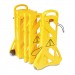 Rubbermaid Commercial RCP9S1100YEL Portable Mobile Safety Barrier, Plastic, 13ft x 40", Yellow