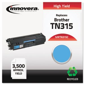 Innovera IVRTN315C Remanufactured TN315C High-Yield Toner, Cyan