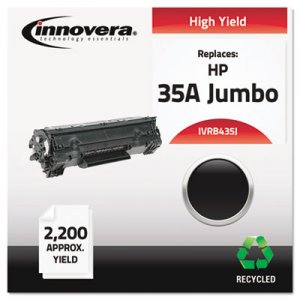 Innovera IVRB435J Remanufactured CB435A(J) (35AJ) Extra High-Yield Toner, Black