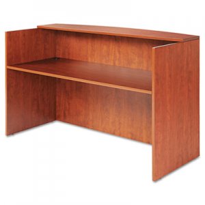 Alera ALEVA327236MC Valencia Series Reception Desk w/Counter, 71w x 35 1/2d x 42 1/2h, Cherry