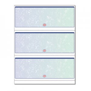 DocuGard PRB04539RM Premier Prismatic Check, 13 Features, 8.5 x 11, Blue/Green Prismatic, 500/Ream