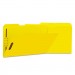 Universal UNV13528 Deluxe Reinforced Top Tab Folders with Two Fasteners, 1/3-Cut Tabs, Legal Size, Yellow, 50/Box