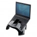 Fellowes FEL8020201 Smart Suites Laptop Riser with USB, 13.13" x 10.63" x 7.5", Black/Clear