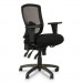 Alera ALEET4017 Etros Series Petite Mid-Back Multifunction Mesh Chair, Black