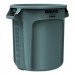Rubbermaid Commercial RCP2610GRA Round Brute Container, Plastic, 10 gal, Gray