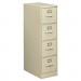 Alera ALEVF1552PY Four-Drawer Economy Vertical File, Letter, 15w x 26 1/2d x 52h, Putty