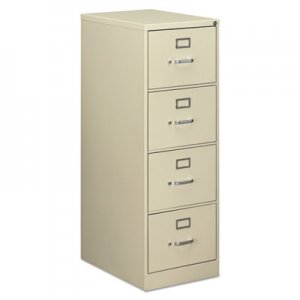 Alera ALEVF1952PY Four-Drawer Economy Vertical File, Legal, 18 1/4w x 26 1/2d x 52h, Putty