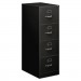 Alera ALEVF1952BL Four-Drawer Economy Vertical File, Legal, 18 1/4w x 26 1/2d x 52h, Black