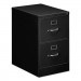 Alera ALEVF1929BL Two-Drawer Economy Vertical File, Legal, 18 1/4w x 26 1/2d x 29h, Black