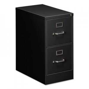 Alera ALEVF1529BL Two-Drawer Economy Vertical File, Letter, 15w x 26 1/2d x 29h, Black