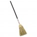Rubbermaid Commercial RCP6373BRO Lobby Corn-Fill Broom, 28" Handle, 38" Overall Length, Brown