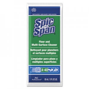 Spic and Span 02011 Liquid Floor Cleaner, 3oz Packet, 45/Carton